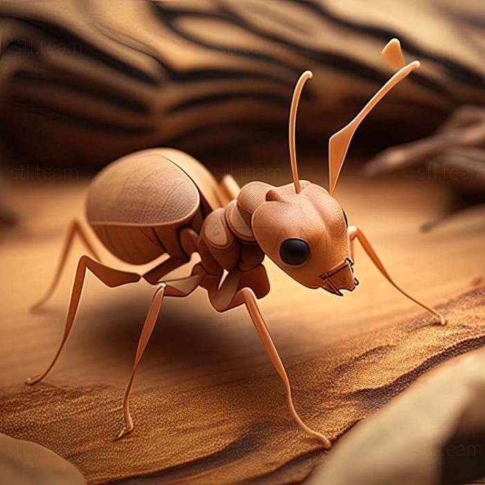 3D модель Pheidole гольчастий (STL)